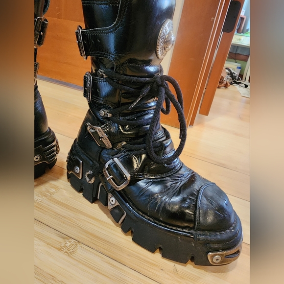 NEW ROCK REACTOR VINTAGE 6-6.5 Leather 37 - Picture 15 of 15